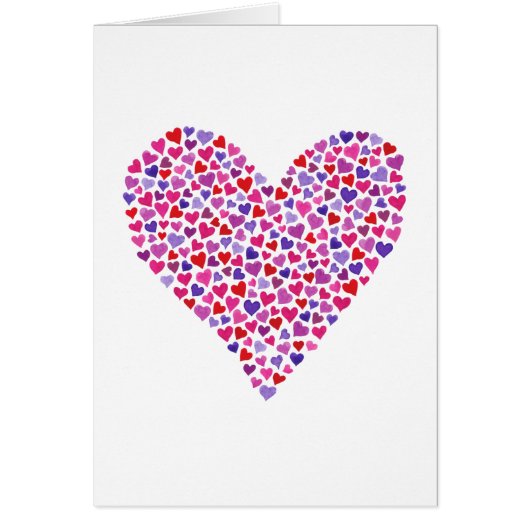 Herz-Geschenk-Karte (Vorne)