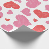 Herz Geschenkpapier (Ecke)