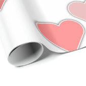 Herz Geschenkpapier (Rolleneckpunkt)