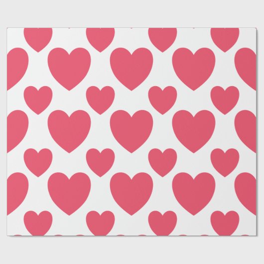 Herz Geschenkpapier (Flach)