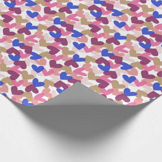 Herz Geschenkpapier (Ecke)