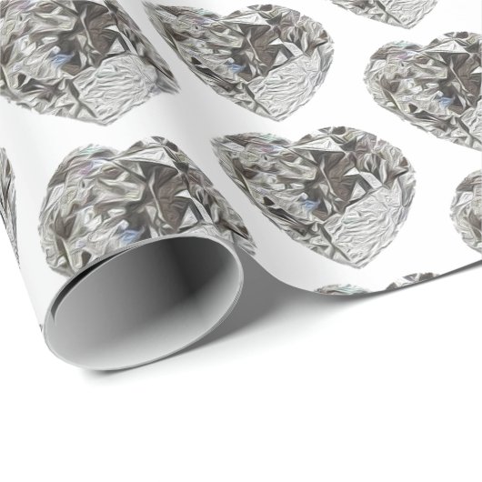 Herz Geschenkpapier (Rolleneckpunkt)