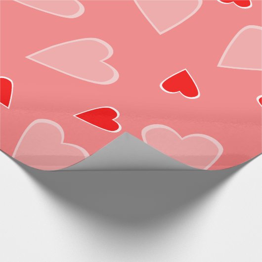 Herz Geschenkpapier (Ecke)
