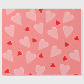 Herz Geschenkpapier (Flach)