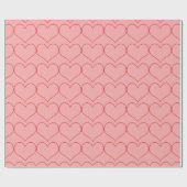 Herz Geschenkpapier (Flach)