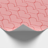 Herz Geschenkpapier (Ecke)
