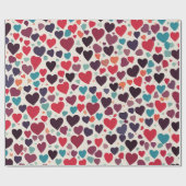 Herz Geschenkpapier (Flach)