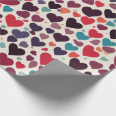 Herz Geschenkpapier (Ecke)