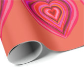 Herz Geschenkpapier (Rolleneckpunkt)