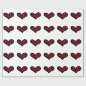 herz geschenkpapier (Flach)