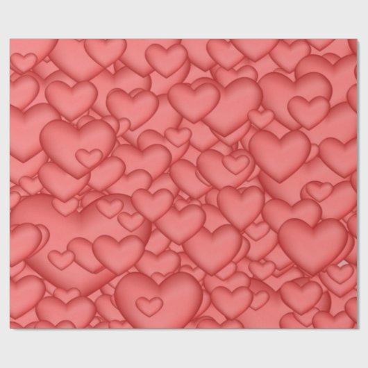 Herz Geschenkpapier (Flach)