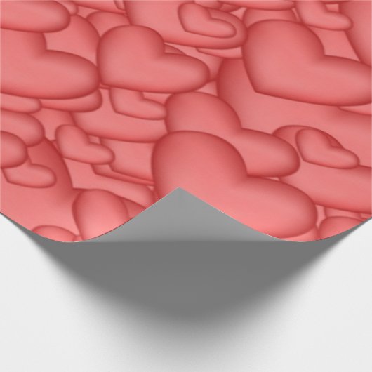 Herz Geschenkpapier (Ecke)