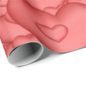 Herz Geschenkpapier (Rolleneckpunkt)