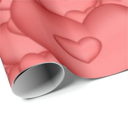 Herz Geschenkpapier (Rolleneckpunkt)