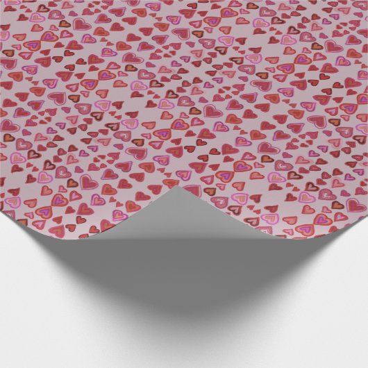 Herz Geschenkpapier (Ecke)