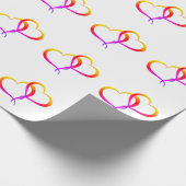Herz Geschenkpapier (Ecke)
