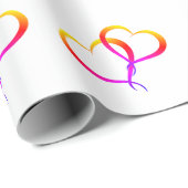 Herz Geschenkpapier (Rolleneckpunkt)