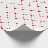 Herz Geschenkpapier (Ecke)