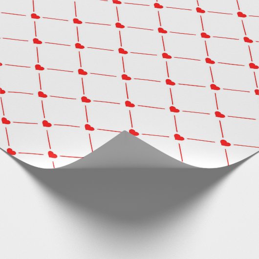 Herz Geschenkpapier (Ecke)