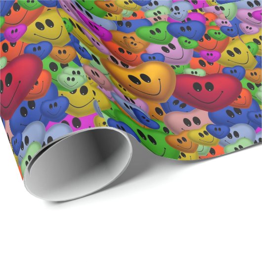 Herz Geschenkpapier (Rolleneckpunkt)