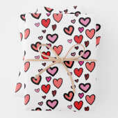 Herz Geschenkpapier Set (Beispiel)