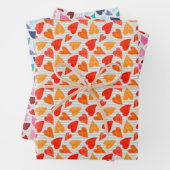 Herz Geschenkpapier Set (Beispiel)