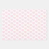 Herz Geschenkpapier Set (Vorderseite)