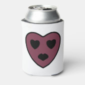 Herz-Gesicht-Pout Dosenkühler (Kanne Rückseite)