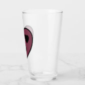 Herz-Gesicht-Pout Glas (Links)