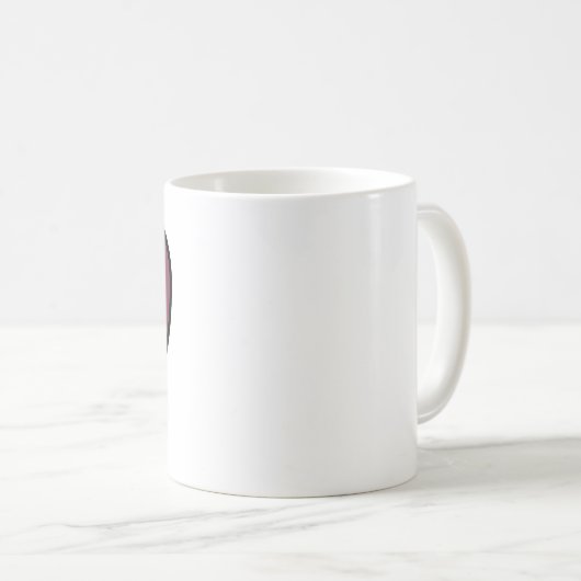 Herz-Gesicht-Pout Kaffeetasse (VorderseiteRechts)