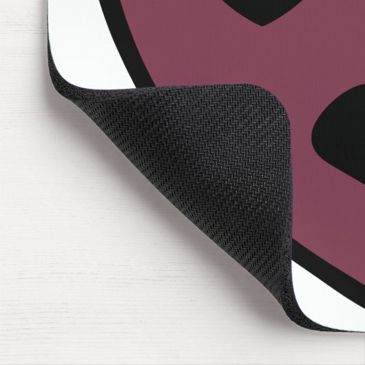 Herz-Gesicht-Pout Mousepad (Ecke)