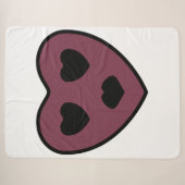 Herz-Gesicht-Pout Sherpadecke (Vorderseite (Horizontal))