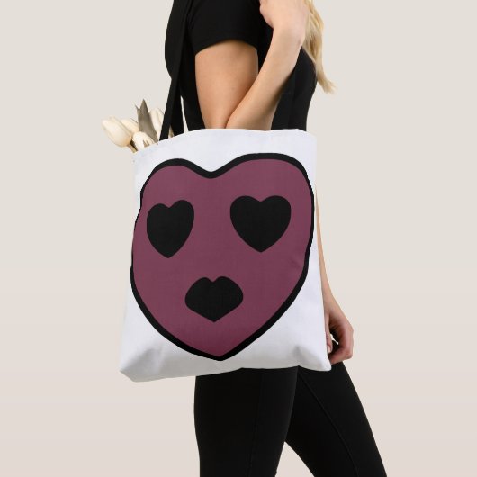 Herz-Gesicht-Pout Tasche (Von Nahem)