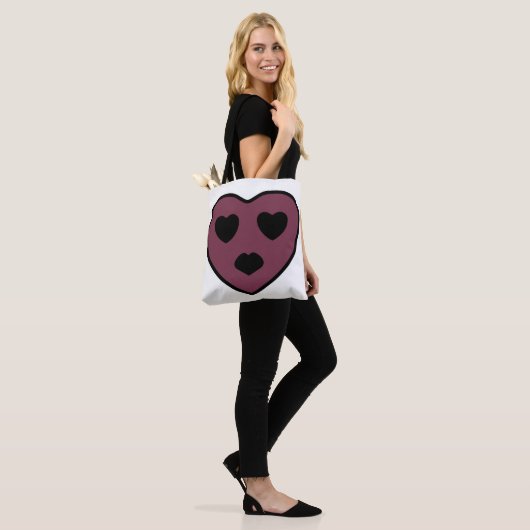 Herz-Gesicht-Pout Tasche (Am Model)