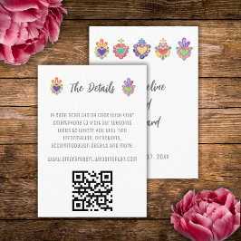 HERZ GESPEICHERT, MEXIKANISCHE HERZENSKARTE VISITENKARTE