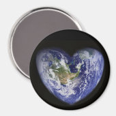 Herz-Gestaltetes Erdmagnet Magnet (Vorderseite/Rückseite)