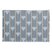 Herz gestreift kissenbezug (Rückseite)