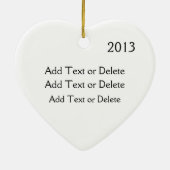 Herz - Gesundes Obst - SRF Keramik Ornament (Hinten)