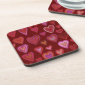 Herz Getränkeuntersetzer (Linke Seite)