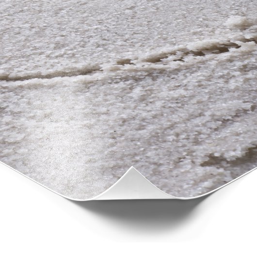 Herz Gezeichnet in Sand at Beach w Starfish Templa Fotodruck (Ecke)