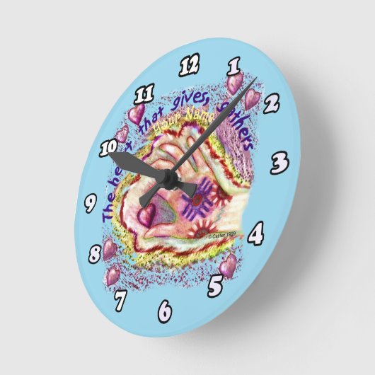 Herz gibt Uhr (Winkel)