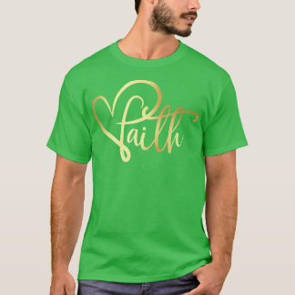 Herz Glaube an Jesus Liebe wie Jesus Outfit für di T-Shirt