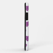 Herz Glitzer rosa rosa Case-Mate iPhone Hülle (Hinten/Rechts)