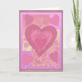 Herz-glücklicher Valentinstag Feiertagskarte