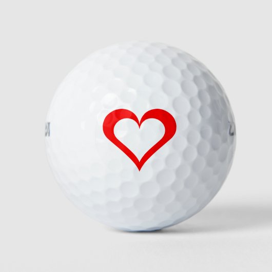 Herz Golfball (Vorderseite)