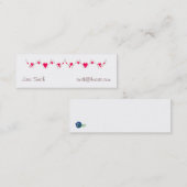 Herz-GrenzVisitenkarte Mini Visitenkarte (Vorne/Hinten)