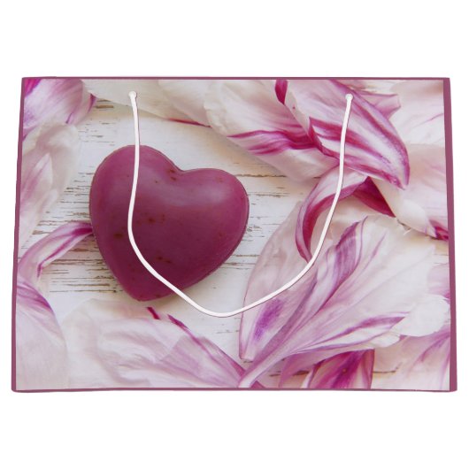 Herz Große Geschenktüte (Vorderseite)