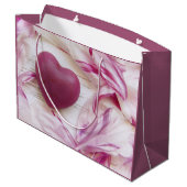 Herz Große Geschenktüte (Rückseite Schrägansicht)