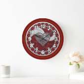 Herz große wanduhr (Zuhause)