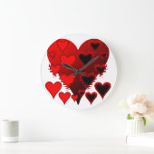 Herz Große Wanduhr (Zuhause)